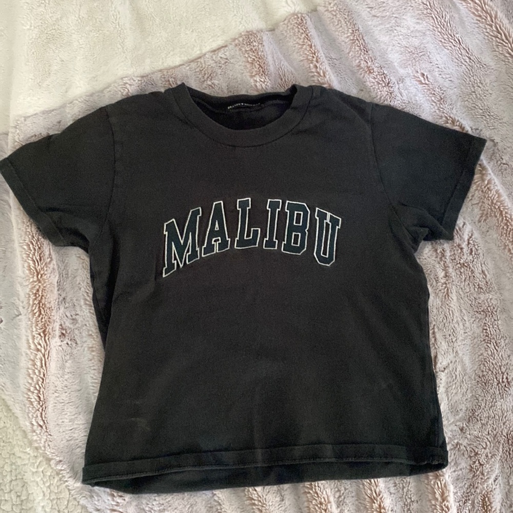 Brandy melville dark green malibu shirt